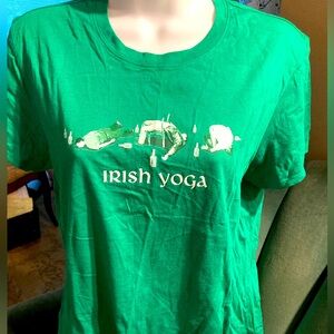 Irish Yoga T-shirt, XL, unworn